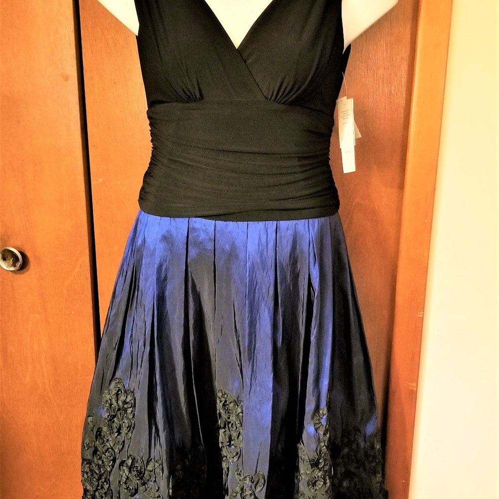 Vintage S.L. Fashions Party Dress NWT Size 8 - Picture 1 of 8
